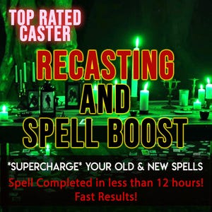 Enhanced Spell Recasting Ritual For Stubborn Target: SUPERCHARGE Your Spells – Accelerate & Boost Previous or New Casting for Fast Results