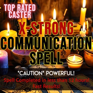 Communication Spell EXTRA STRONG Connection Spell, Same Day Cast, Fast Spell Casting, Relationship Spell, Witch Spellcaster
