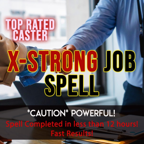 EXTRA STRONG Dream Job Spell, Career Spell, Promotion, New Job Spell, Success Spell, Same Day Casting