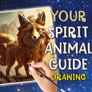 Spirit Animal Guide Drawing & Reading. I Will Draw Your Animal Totem + Psychic Reading Same Day from Psychic Artist