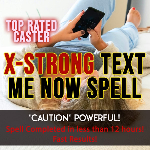 Text Me Now EXTRA STRONG Contact Me Spell, Unblock Texts and Calls, Connection and Communication Spell, Contact & Call Me Now