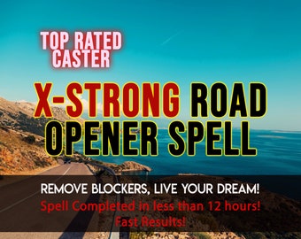 Road Opener Spell EXTRA STRONG Remove All Obstacles, BIG Opportunities & Fortune, Clairvoyant, Tarot Reading, Same Day