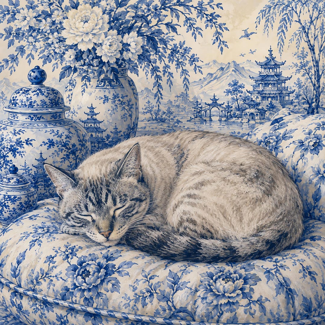 Colorpoint Cat Chinoiserie Ceramic Tile | Cat Wall Art | Gift for ...