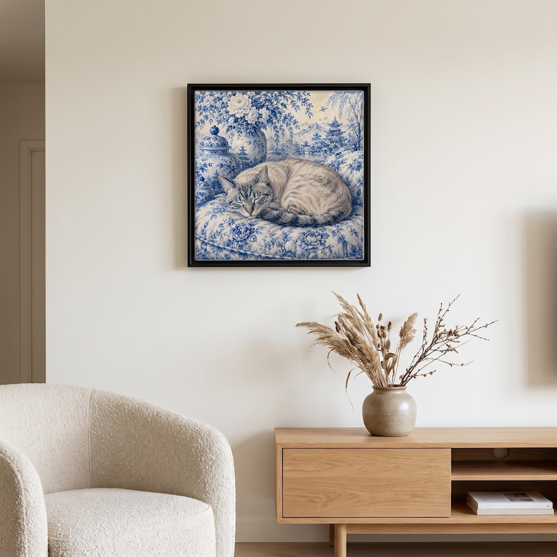 Colorpoint Cat Chinoiserie Ceramic Tile | Cat Wall Art | Gift for ...