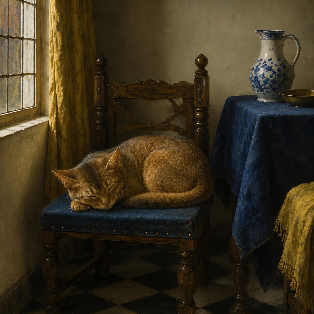 Abyssinian Vermeer Ceramic Tile | Cat Wall Art | Gift for Abyssinian ...