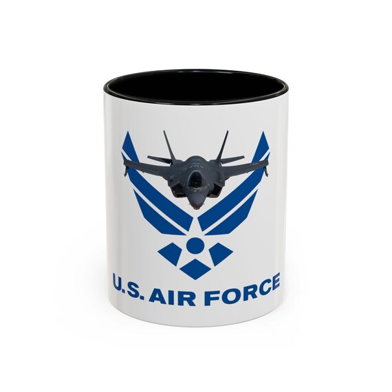 US AIR FORCE F-35. Gift, veteran, dad. mug