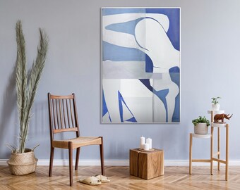 "Abstraktes ""Sandiges"" Wandbild, handgemachte Acryl Leinwand Kunst, modernes Wohnaccessoire, Original Acrylbild auf Leinwand, einzigartiges Geschenk zur Wohnungseinweihung."