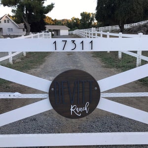4 inch Modern House Numbers Letters, Large Black Glossy Address Numbers