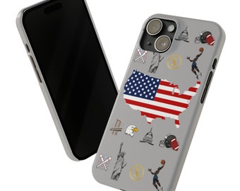 us phone case, us phone cases, Slim Phone Cases, american phone case, us iphone case, americans gift, us gifts, valentine's day gift