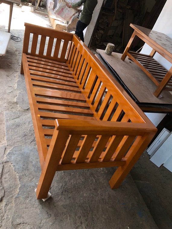 Rubber wood sofa price deals