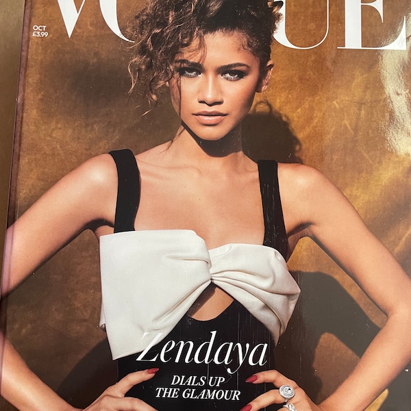 British Vogue Magazine uk October 2021 Zendaya