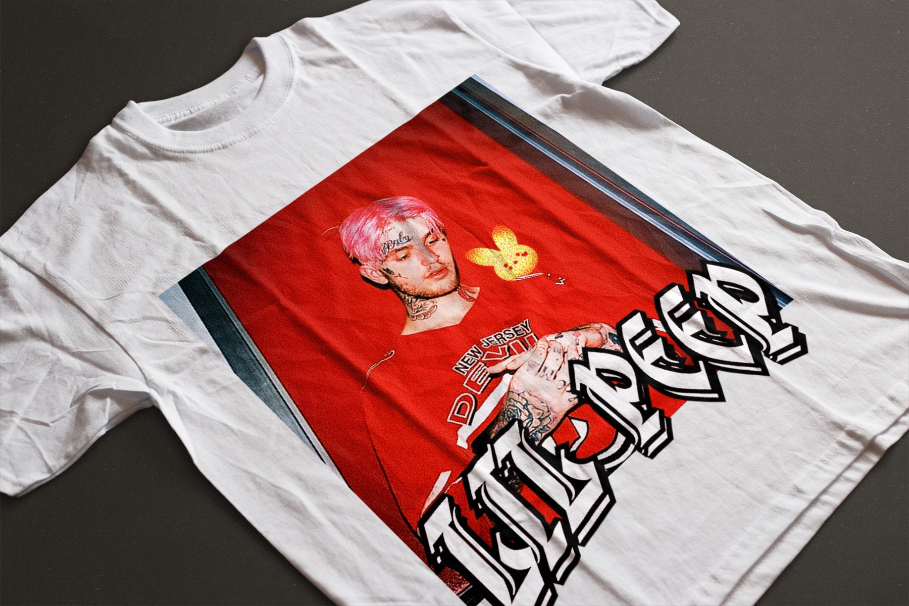 LIL PEEP Shirt Boxing, Rap Hip Hop T Shirt, 90's Bootleg prtin Art T-Shirt