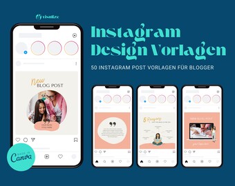 Instagram Post Design Templates for Bloggers | 50 Canva Templates for Instagram Blog Posts | creative Canva design templates for your blog