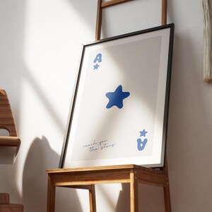 Poster Asso di Picche, Stampa Artistica, Arte Murale con Carte, Stampa Decorativa, Decorazione Soggiorno, Arte Murale Scandinava, Poster Decorativo
