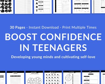 Self-esteem Worksheets for Kids Printable PDF Workbook - Etsy