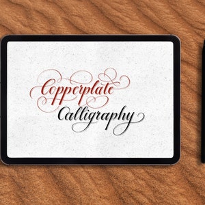 KT Copperplate Brush in Procreate