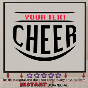 Cheer Team Template SVG: Bold and Eye-Catching Design for Your Cheerleading Squad
