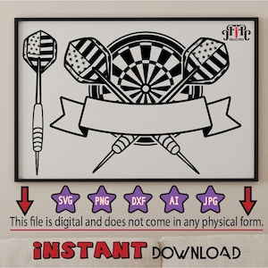 US Darts Team| Svg Dartboard Svg | Dart Game Svg | Dart Svg | Darts Clipart | Dart Target Svg | Darts Svg Cut Files for Cricut | Png Dxf Eps