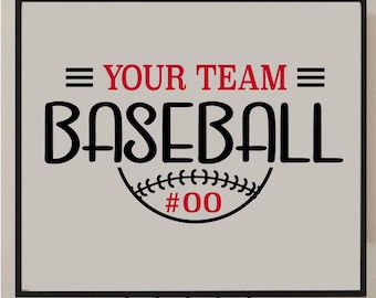 Baseball Team Template, Svg Png Dxf Eps, Team Shirts, Baseball Team PNG , Cricut Cut File, Silhouette, Baseball Team Svg, Svg for Mom