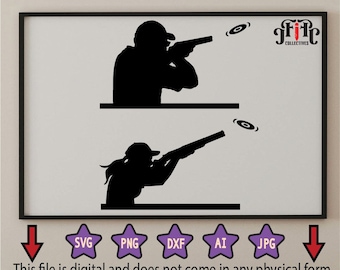 Trap shooting svg cut file clay trap shooting svg png skeet shooting svg cut file for cricut clay pigeon shoot svg funny shoot svg