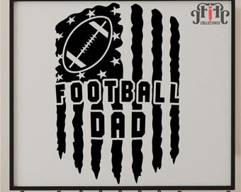 US Football Dad Svg, Football Dad Png, Football Dad Shirt Svg, Svg Files For Cricut, Football Clip Art, Cut Files, Png, Svg, Pdf, Dxf, Eps