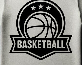 Basket SVG | Sportbasket Clipart | Basketsilhuett Klippfil | Direktnedladdning | Cricut & Silhouette Kompatibel