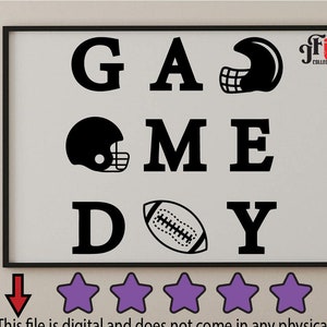 Game Day Svg Touchdown Svg Football Season Svg College Football Png for Sublimation Ballpark Mom Cut File Cricut Popular Png Sublimation