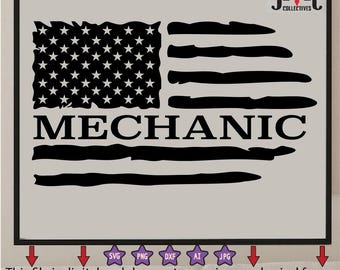 Bandera de mecánico Svg Png, Bandera estadounidense de mecánico Svg, Llave inglesa Svg Png, Bandera de llave inglesa Svg, Clipart de mecánico, Papá mecánico Svg, Regalo de mecánico svg