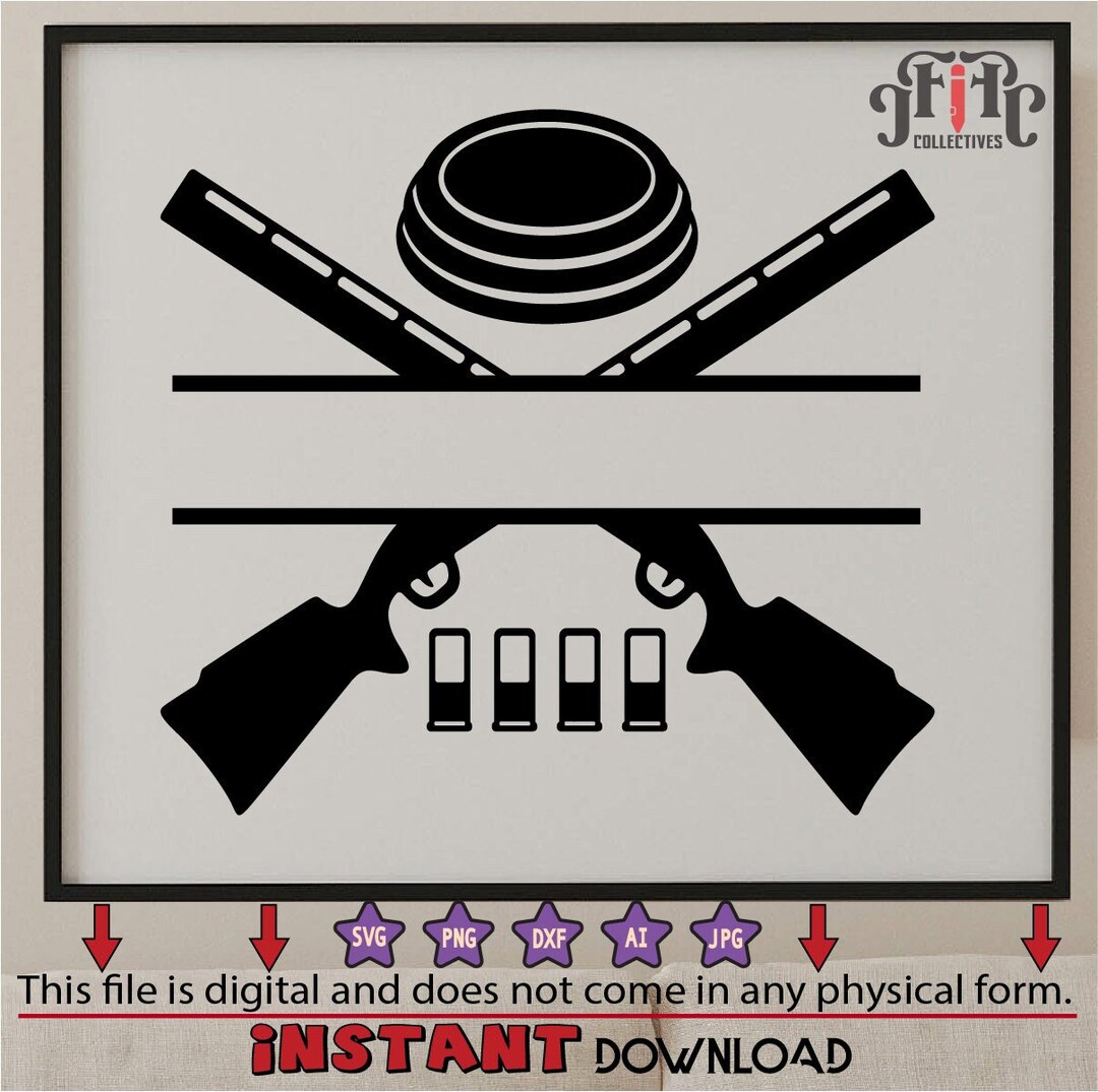 Clay Targets and Shotgun Shells SVG File,trapshooting Svg,skeet