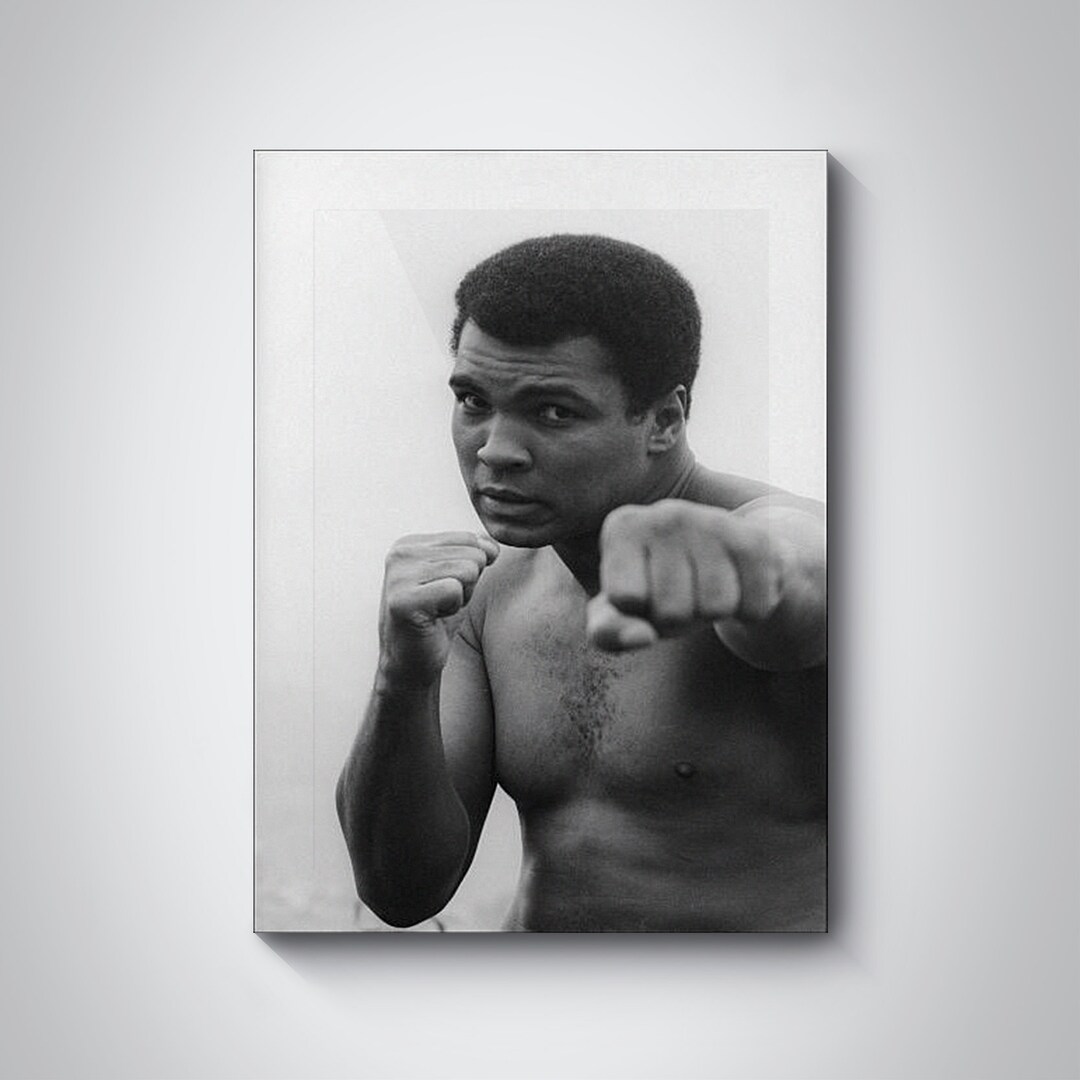 Boxer Canvas Muhammad Ali Boxing Canvas Boxing Canvas Etsy