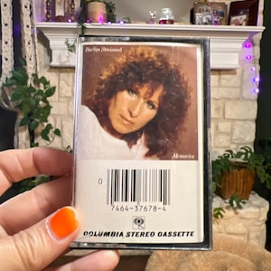 Barbara Streisand Memories Cassette Tape Vintage