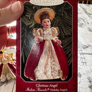 Hallmark Keepsake  Ornament Vintage, Madame Alexander Glorious Angel 1990s. New Collectors Series