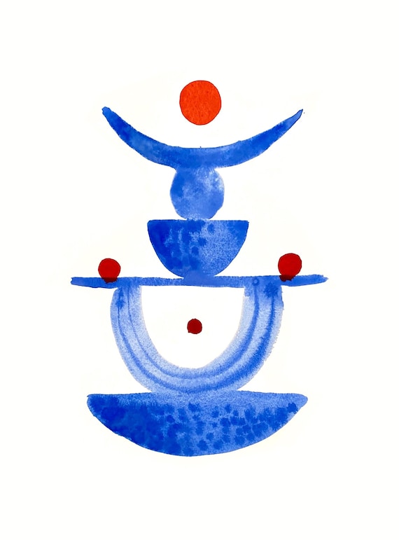 Watercolor Abstract Print
