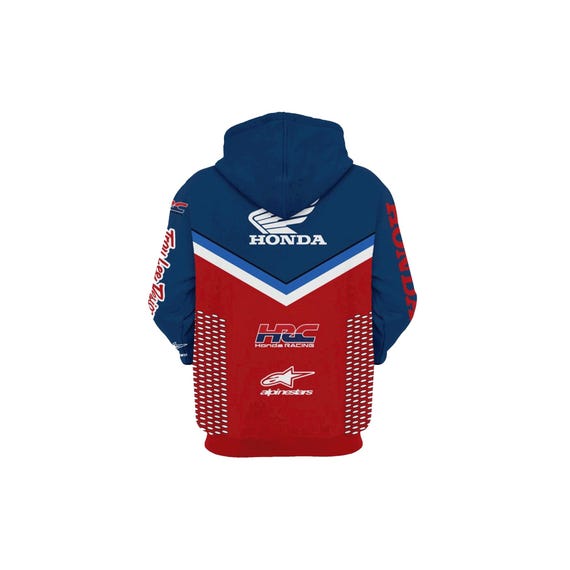 Sweat à capuche Honda, sweat-shirt de motard personnalisé pour