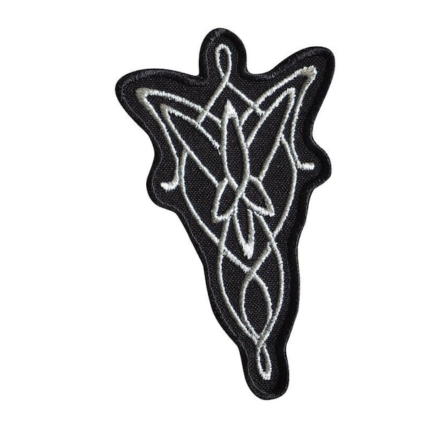 ARWEN EVENSTAR symbol, Tolkien Embroidered Patch, Silmarillion, Lord Of The Rings, Fantasy, Dragons, Middle Earth, Lotr Patch, 534195