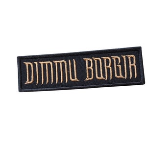 DIÐœÐœU B0RGIR Embroidered Patch (Sympho Black Metal)5 534397