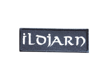 Ildjarn True Norway Black Metal Embroidered High quality Logo Patch for fans of Industrial Metal, Doom Metal, Punk Rock, Death Metal, 534560