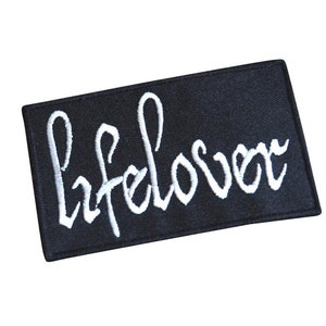 LIFELOVER Embroidered High quality Logo Patch for fans of Industrial Metal, Black Metal, Doom Metal, Punk Rock, Thrash Metal, 534616