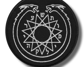 Occult symbol - embroidered patch, BUY3 GET4, 3,2 X 3,2 in 161203