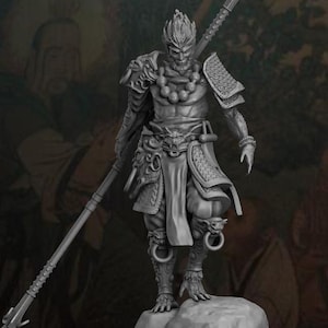 Black Myth Wukong STL File for 3D Printing