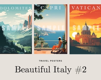 20 Unique Travel Posters - Beautiful Italy #2