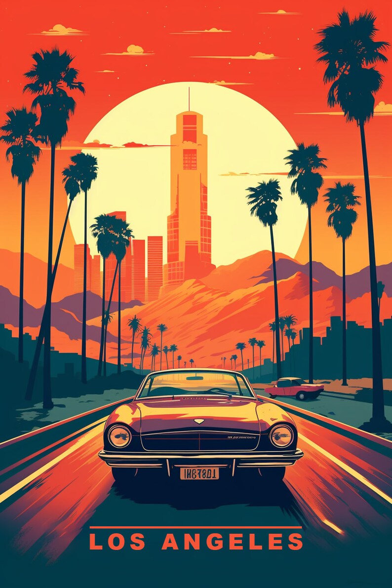 Vintage City Travel Posters - US City Edition #1 - Etsy