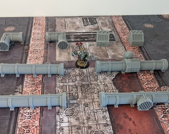 Modular Pipes Terrain: 3D Printed Wargame Scenery