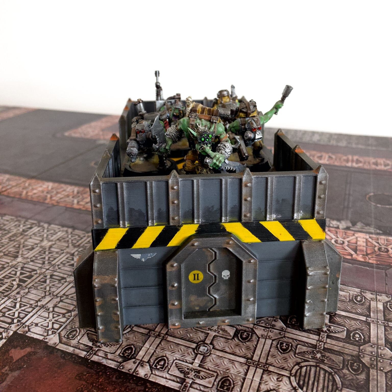 Kill Team Terrain Bunker Comando Militare Per Wargame - Terreno Da Tavolo Per Battletech, Warhammer 40k E Altri Giochi Warhammer Scenery - Foto 12