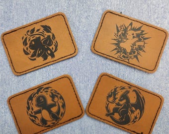 Iron on Leatherett Anime Patches