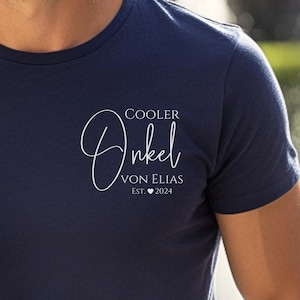 Funny gift for uncle, personalized cool uncle shirt, t-shirt for uncle, pregnancy announcement, cool father&#39;s day gift