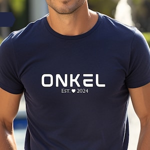 Cool uncle shirt, uncle shirt personalized with year, uncle t-shirt gift, expectant uncle announcement, birthday idea,