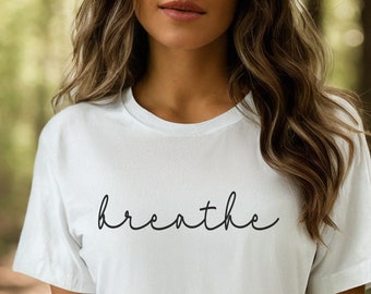 Geschenk für Yoga-Liebhaber, Meditation T-shirt,minimalistic, Yoga Anfänger, inspirierendes Geschenk für Frauen,  Yoga fans, Workout Shirt