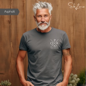 T-shirt grand-père avec le nom et l'année de naissance du petit-fils. Cadeau grand-père. Idée cadeau grand-père. Chemise grand-père personnalisée. Cadeau fête des pères
