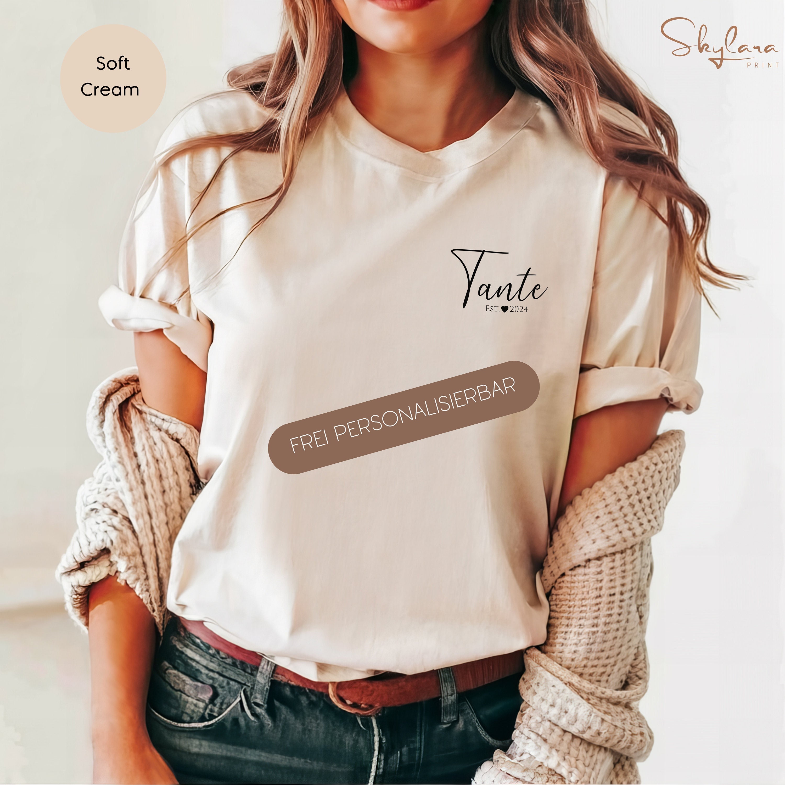 T-shirt Femme Humour "J'ai Une Tante Folle" - Coton Graphique Noir - Neuf Avec étiquettes